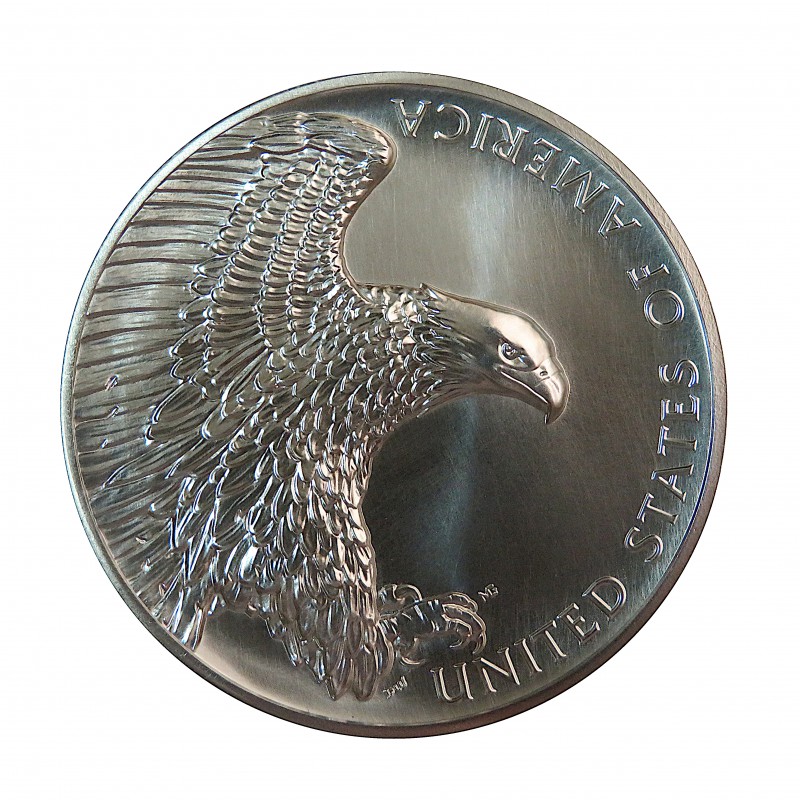 Estados UNidos, 2,5 OZ Plata (77,76 grs. ley 999 mls) Lady Liberty High Relief 2019