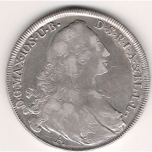 Estados Alemanes, Baviera, Thaler plata, Maximiliano III, 1764