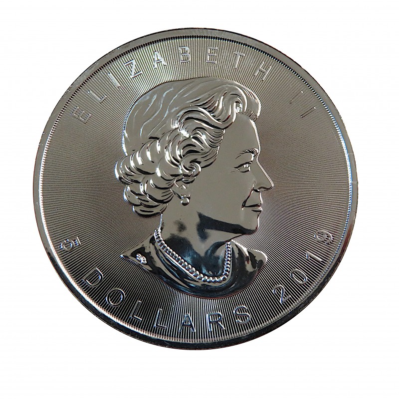 Canadá, 5 $ Plata ( 1 OZ. 9999 mls. ), Maple serie "On the Trails of Wildlife: Lince" 2019.