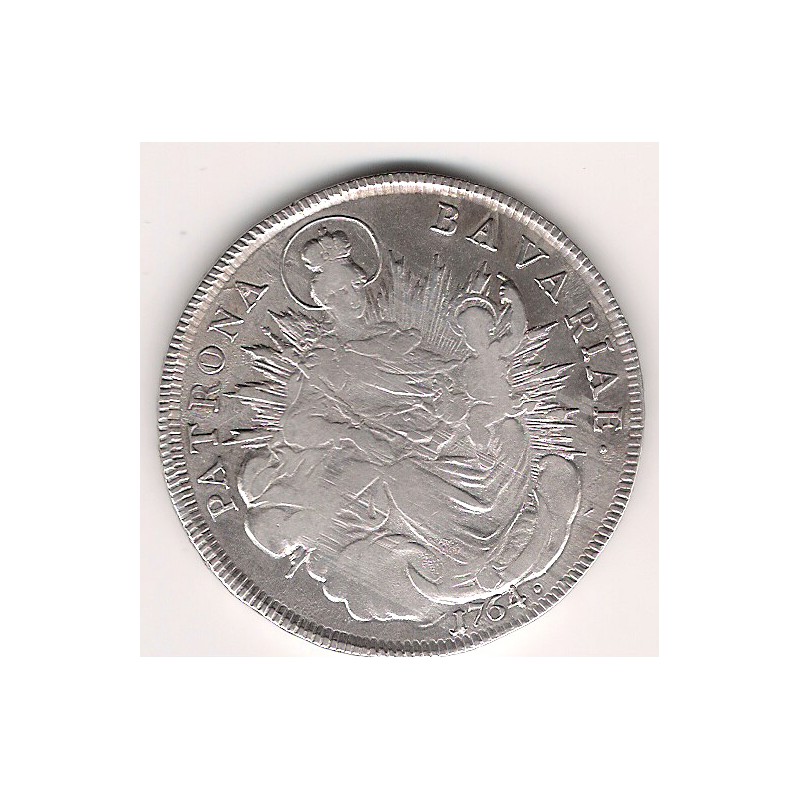 Estados Alemanes, Baviera, Thaler plata, Maximiliano III, 1764