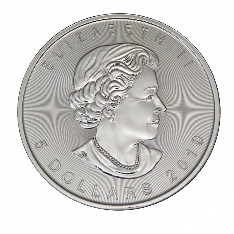 Canadá, 5 $ plata ( 1 OZ. 9999 mls. ), Maple serie "On the Trails of Wildlife: Búho", 2019.