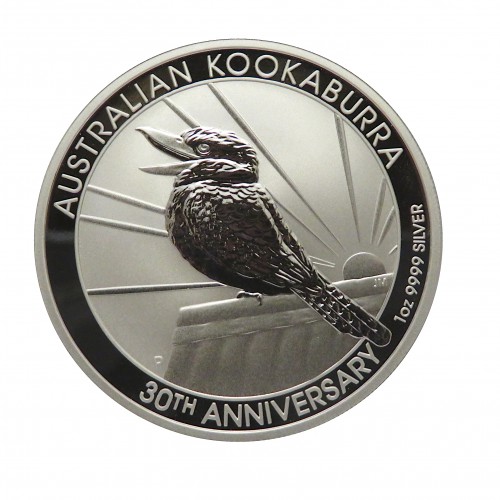 Austalia, 1 $ Plata ( 1 OZ.  9999 mls. ) Kookaburra 2020 XXX Aniv.