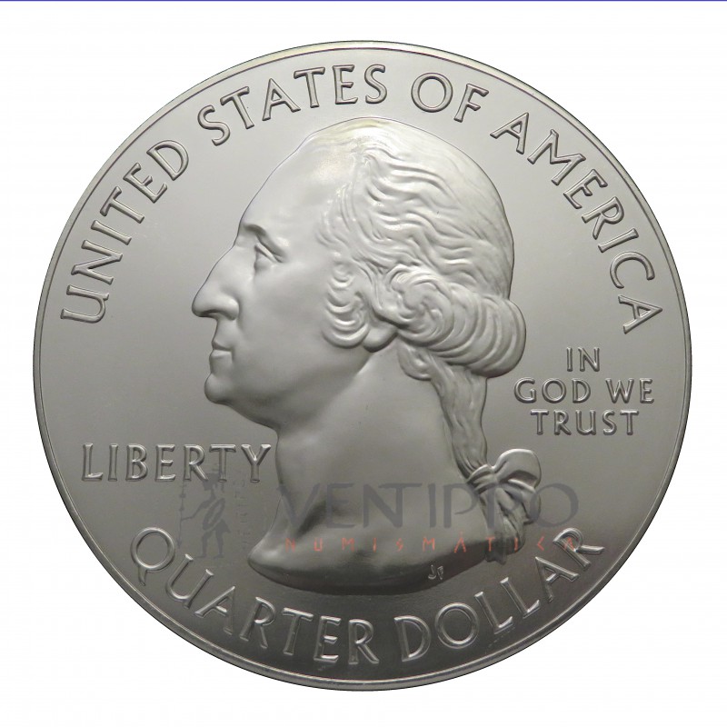 Estados Unidos, Quarter Dollar ( 5 OZ 999 mls. ) 2019, Wilderness, Idaho.