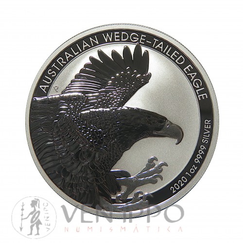 Australia, Dollar plata ( 1 OZ. 999 mls. ) Águila 2020, BU.