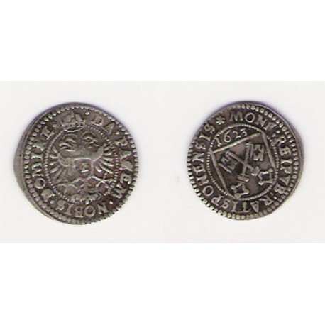 ESTADOS ALEMANES, REGENSBURG, CIUDAD IMPERIAL 2 KREUZER, 1623,