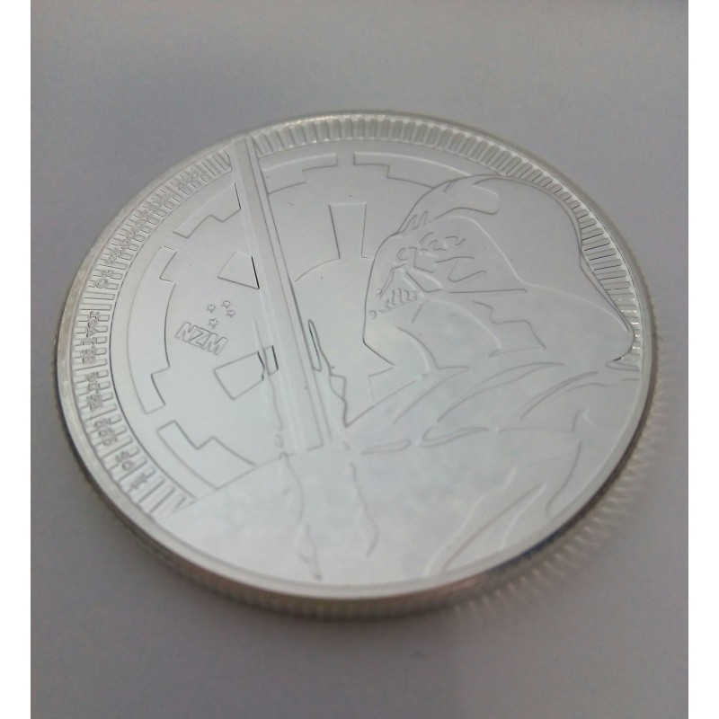 Nive, 2 $ plata ( 1 OZ.  999 mls. ) 2010, Darth Vader II, BU.