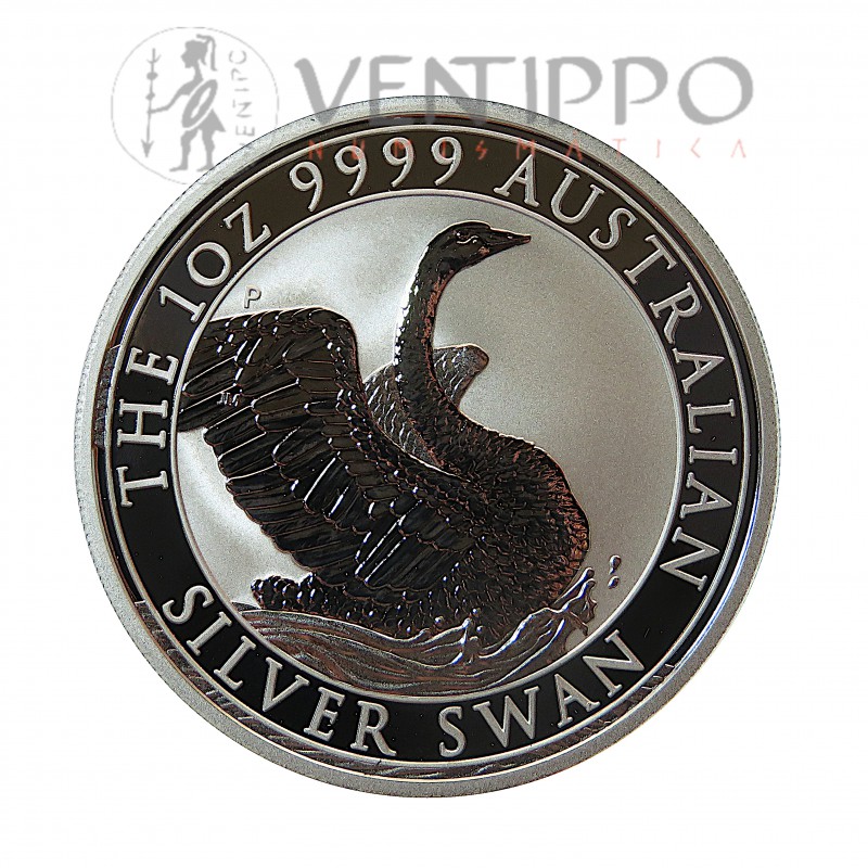 Austrlia, Dollar Plata ( 1 OZ ley 999 milésimas) 2020, Swan BU.