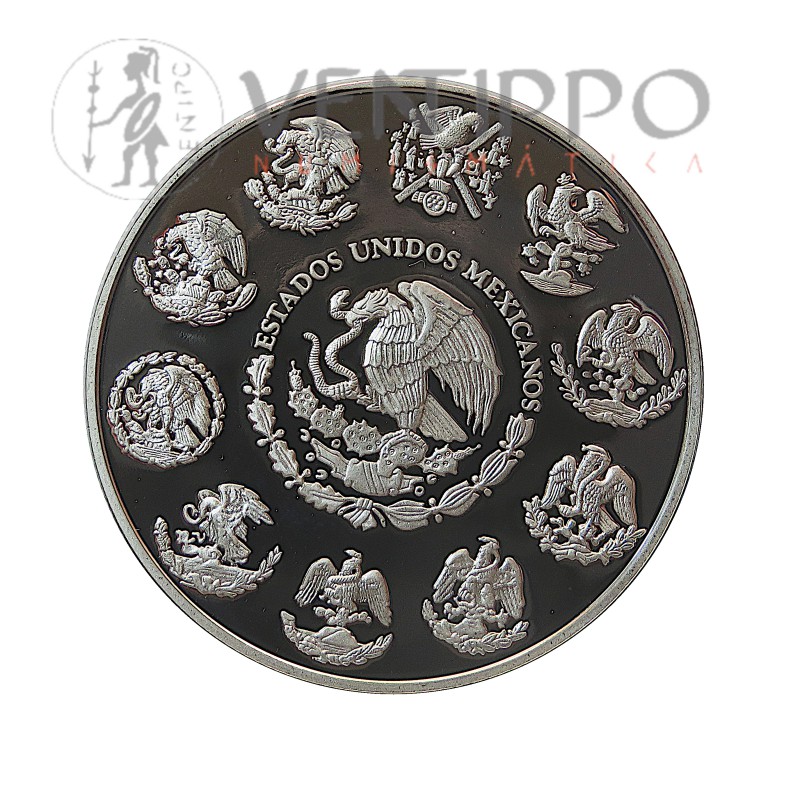 México, una Onza plata ( 1 OZ. 999 mls. ) 2018, Libertad Proof.