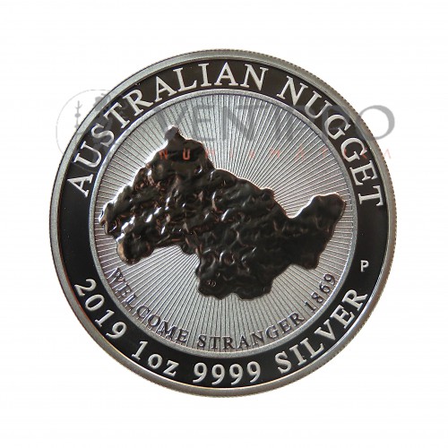 Australia, Dollar Plata ( 1 OZ. 999 mls. ) Australian Nugget 2019, BU.