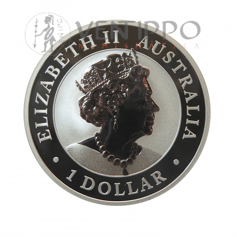 Australia, Dollar Plata ( 1 OZ. 999 mls. ) Australian Nugget 2019, BU.