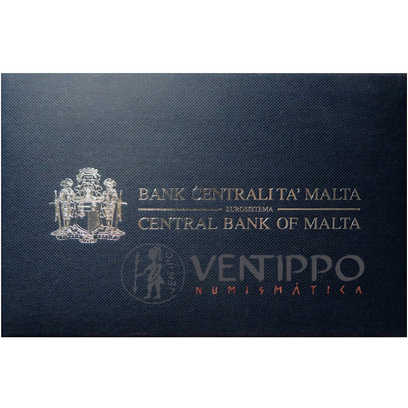 Malta, Estuche Euros 2013, 8 Valores + 2 € Conmemorativos, Bu.