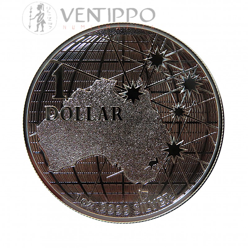 Australia, Dollar plata ( 1 OZ. 999 mls ) Southen Skies, 2020, RAM.